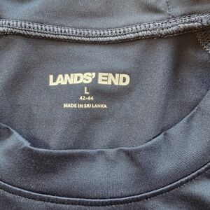 Lands' End Mens Dark Blue Performance Top